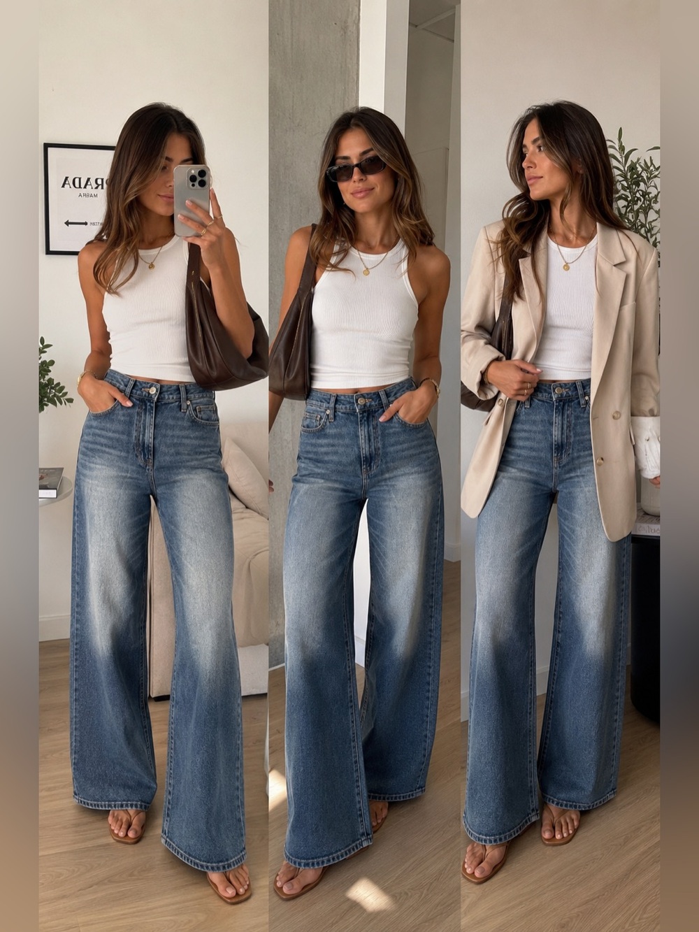 7 For All Mankind Ultra High Rise Jo Wide Leg Jeans Size 26